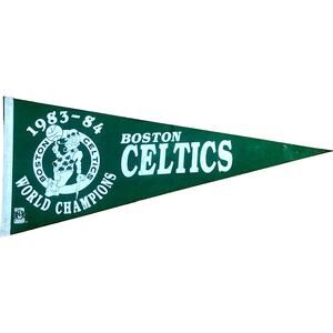 Boston Celtics 1983-84 NBA World Champions Pennant